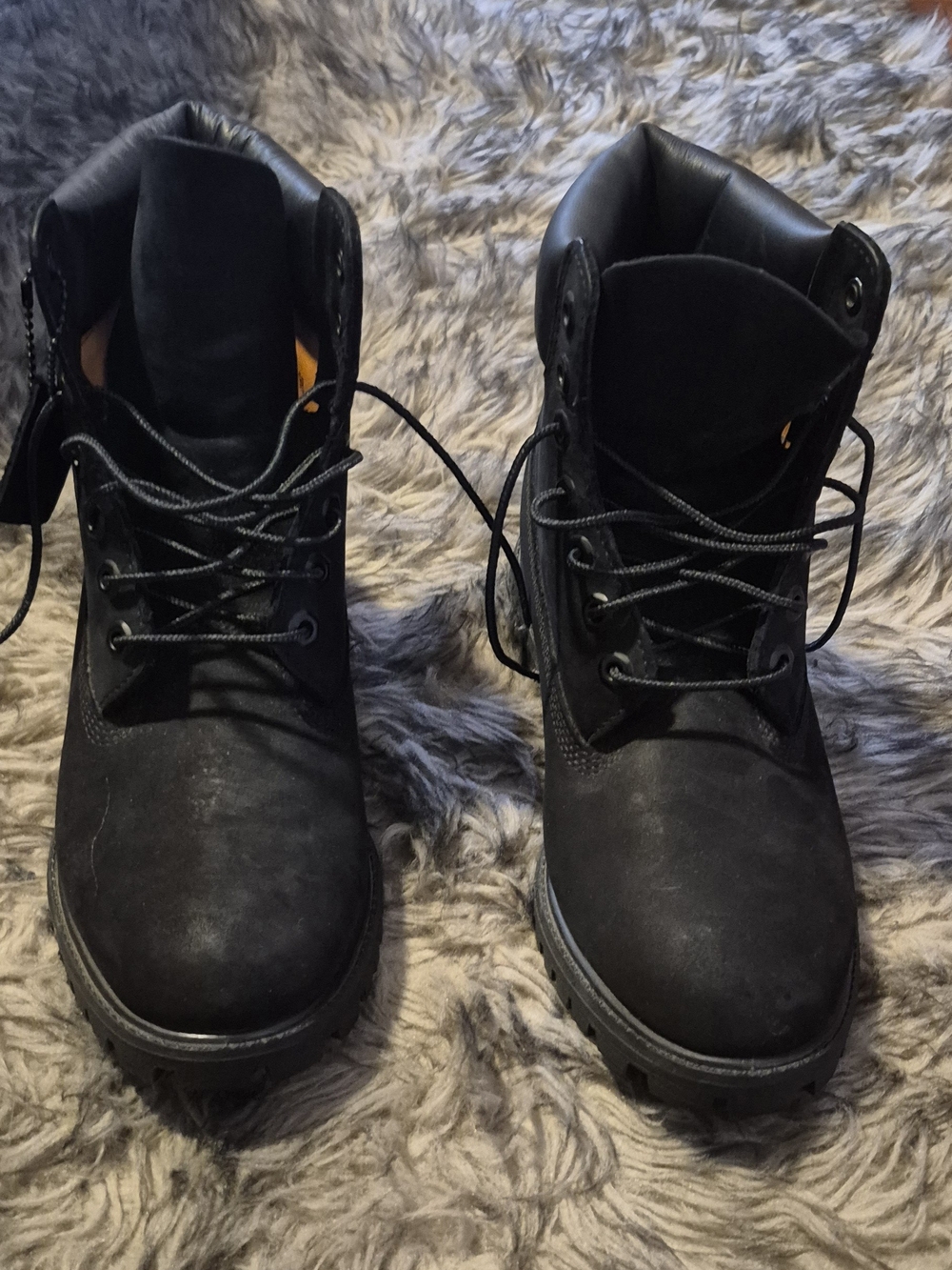 Timberland Black Men's Lace-Up Work Boots